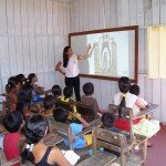 Palestra sobre higiene dental